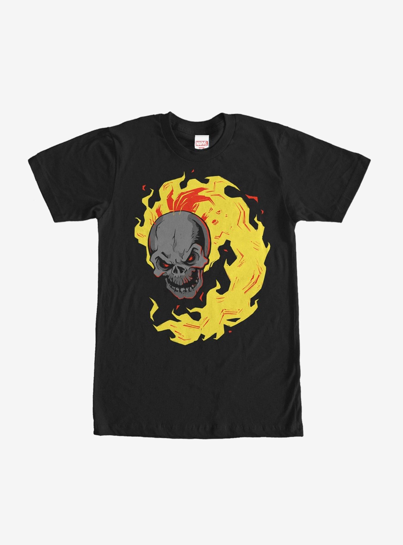 Marvel Ghost Rider Cartoon T-shirt | Trendy Graphic Tee | Casual Unisex T-shirt