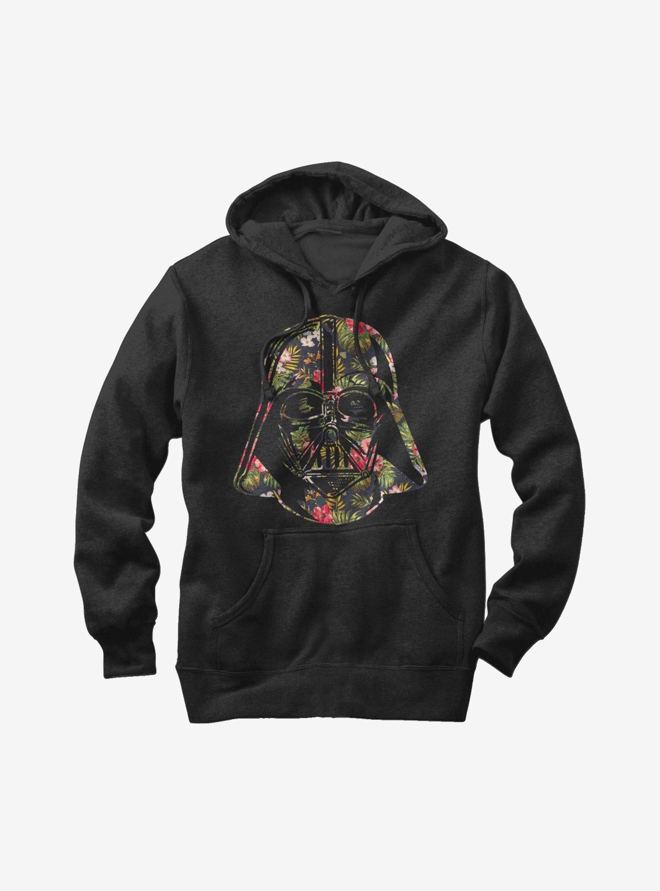 Star Wars Tropical Print Darth Vader Helmet Hoodie