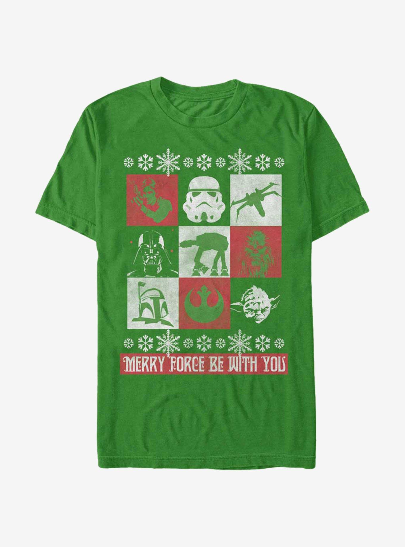 Star Wars Christmas Panels TShirt T-Shirt | Holiday Edition | Top Pick For Gifting