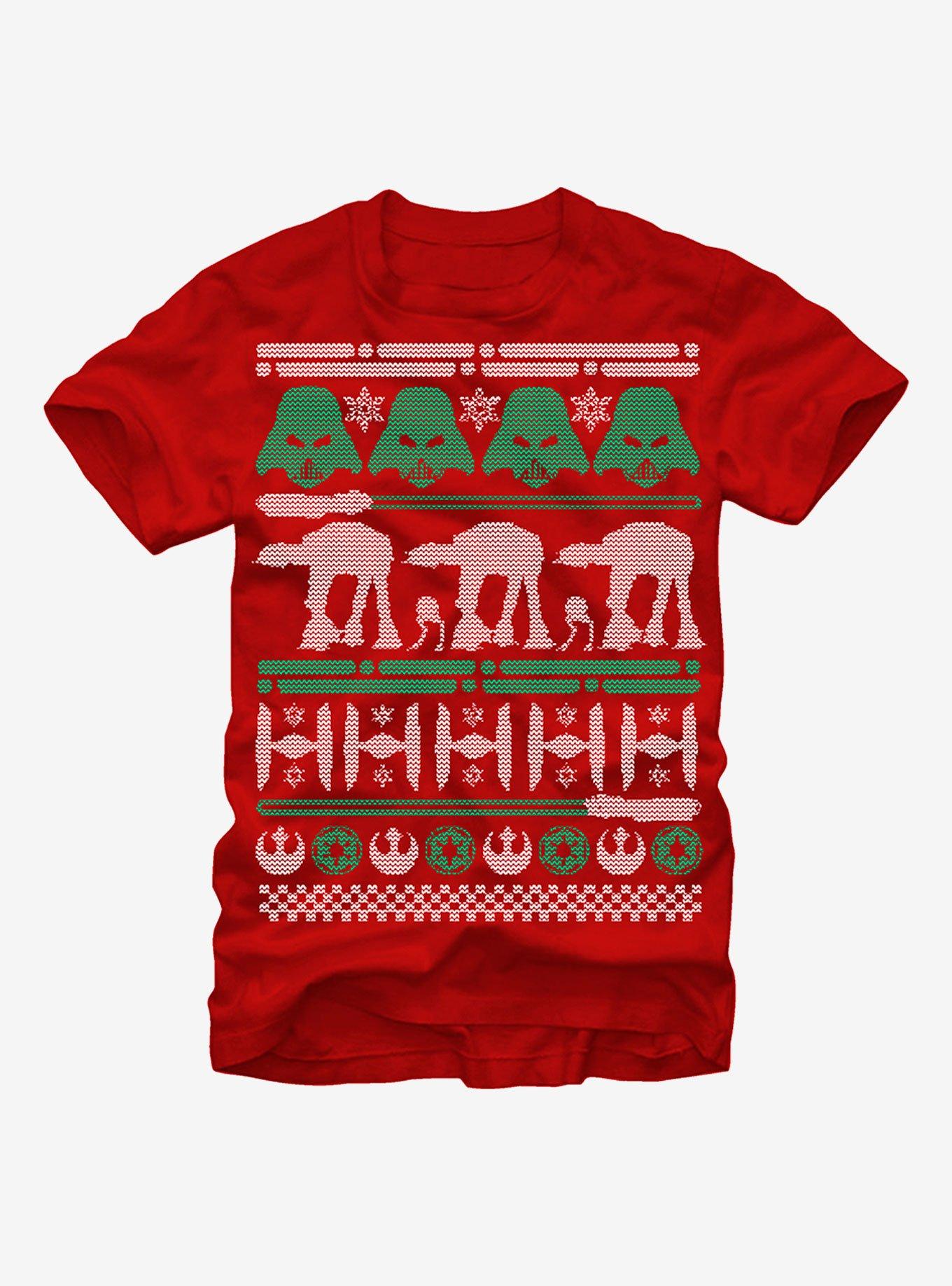 Star Wars Ugly Christmas Sweater T-Shirt T-Shirt – Exclusive Art Edition | Perfect for Daily Wear