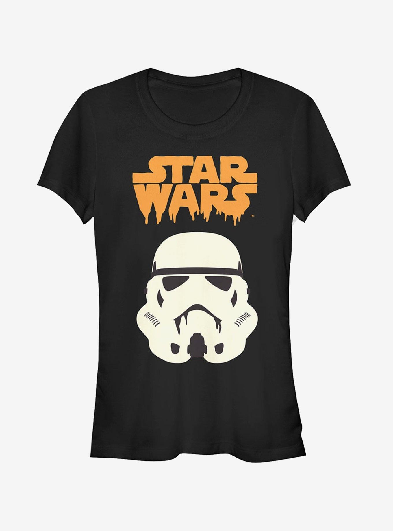 Halloween Spooky Stormtrooper Helmet Girls T-Shirt
