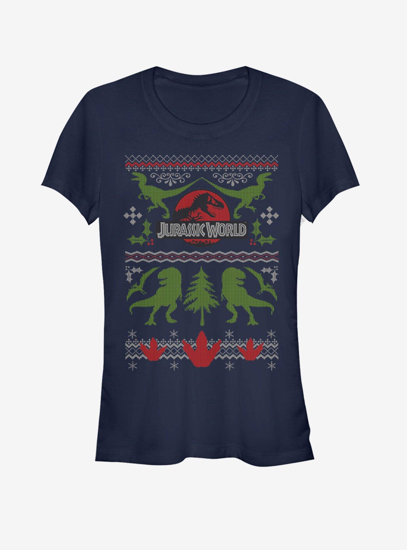 Ugly Christmas Sweater Print Girls T-shirt | Trendy Graphic Tee | Casual Unisex T-shirt