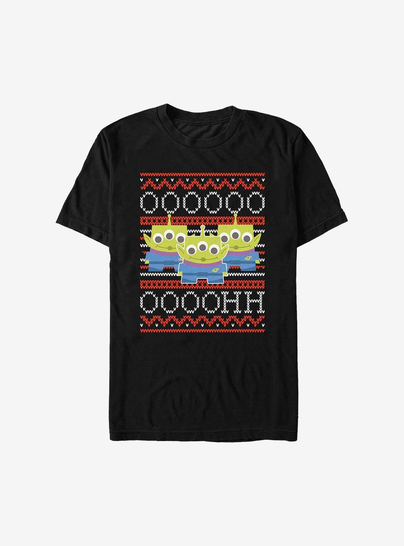 Disney Pixar Toy Story Ooh Ugly Christmas Sweater T-shirt | Trendy Graphic Tee | Casual Unisex T-shirt