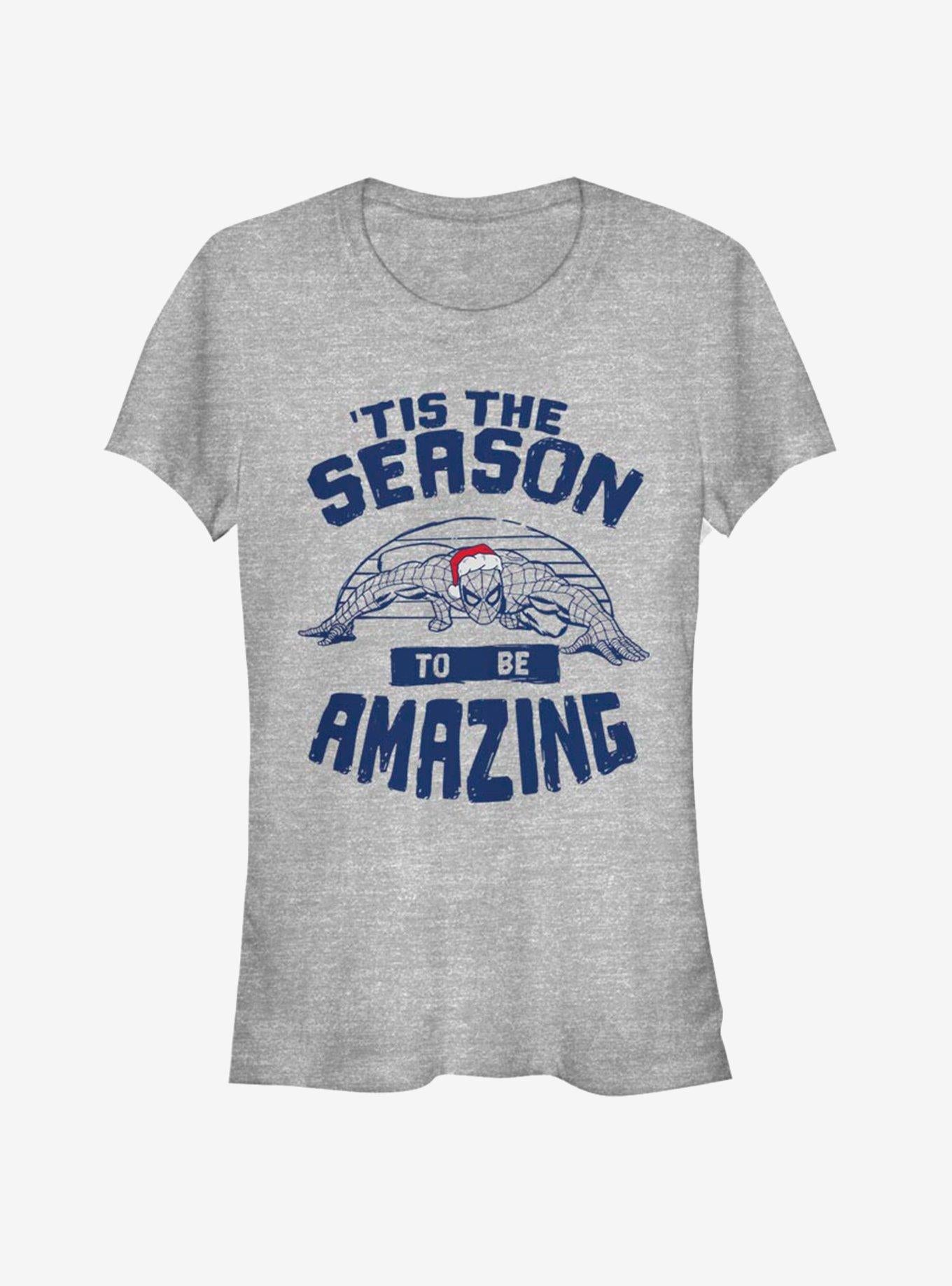 Marvel Spider-Man Amazing Season Christmas Girls T-Shirt T-Shirt – Official Fan Merchandise | Trending Now