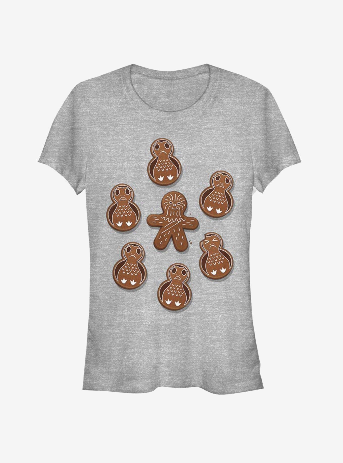 Star Wars Gingerman Porg Christmas Cookies Girls T-Shirt T-Shirt – Top Trending Graphic | High Demand Item