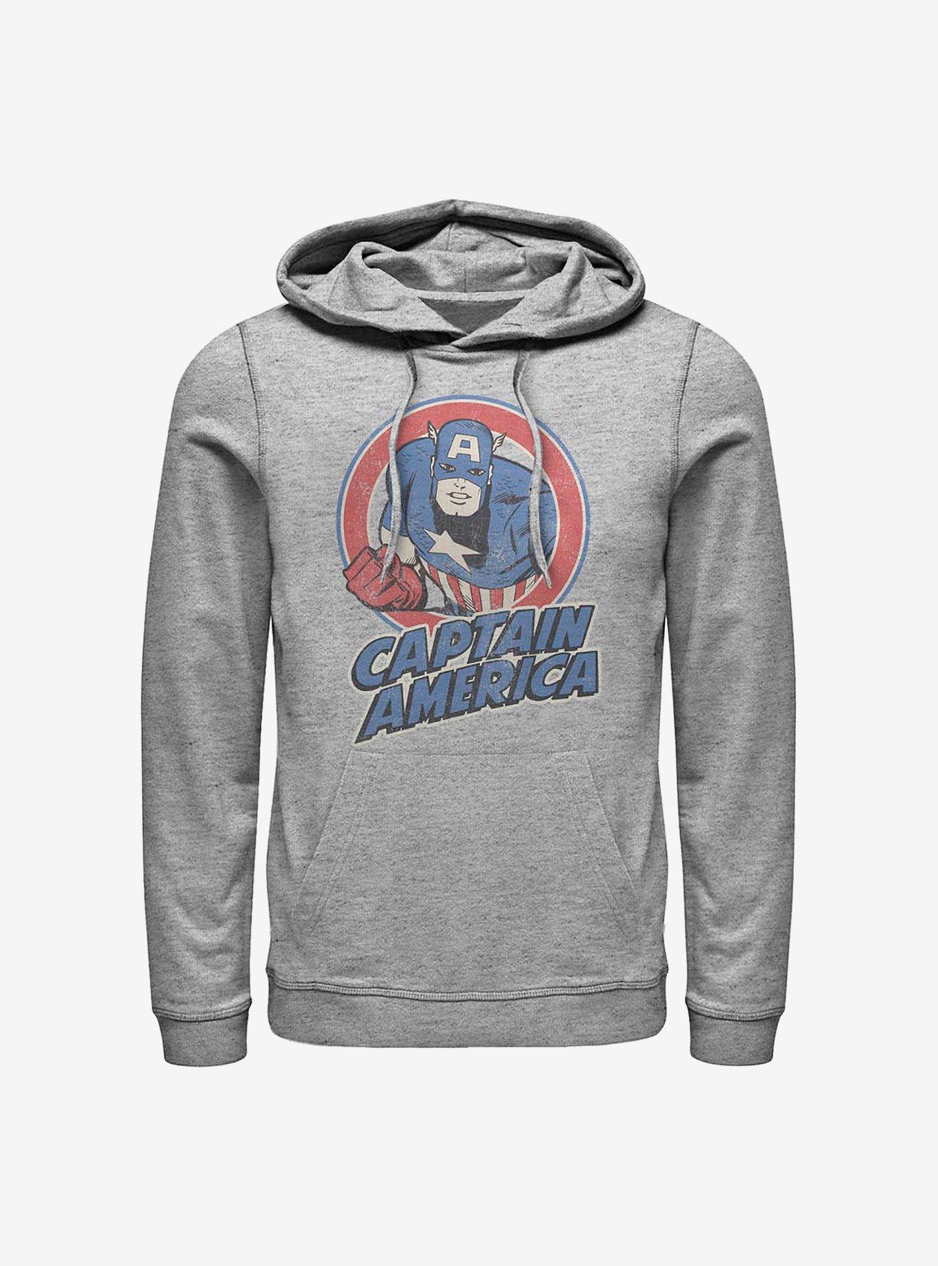 Marvel Captain America Captain America Thrifted Hoodie