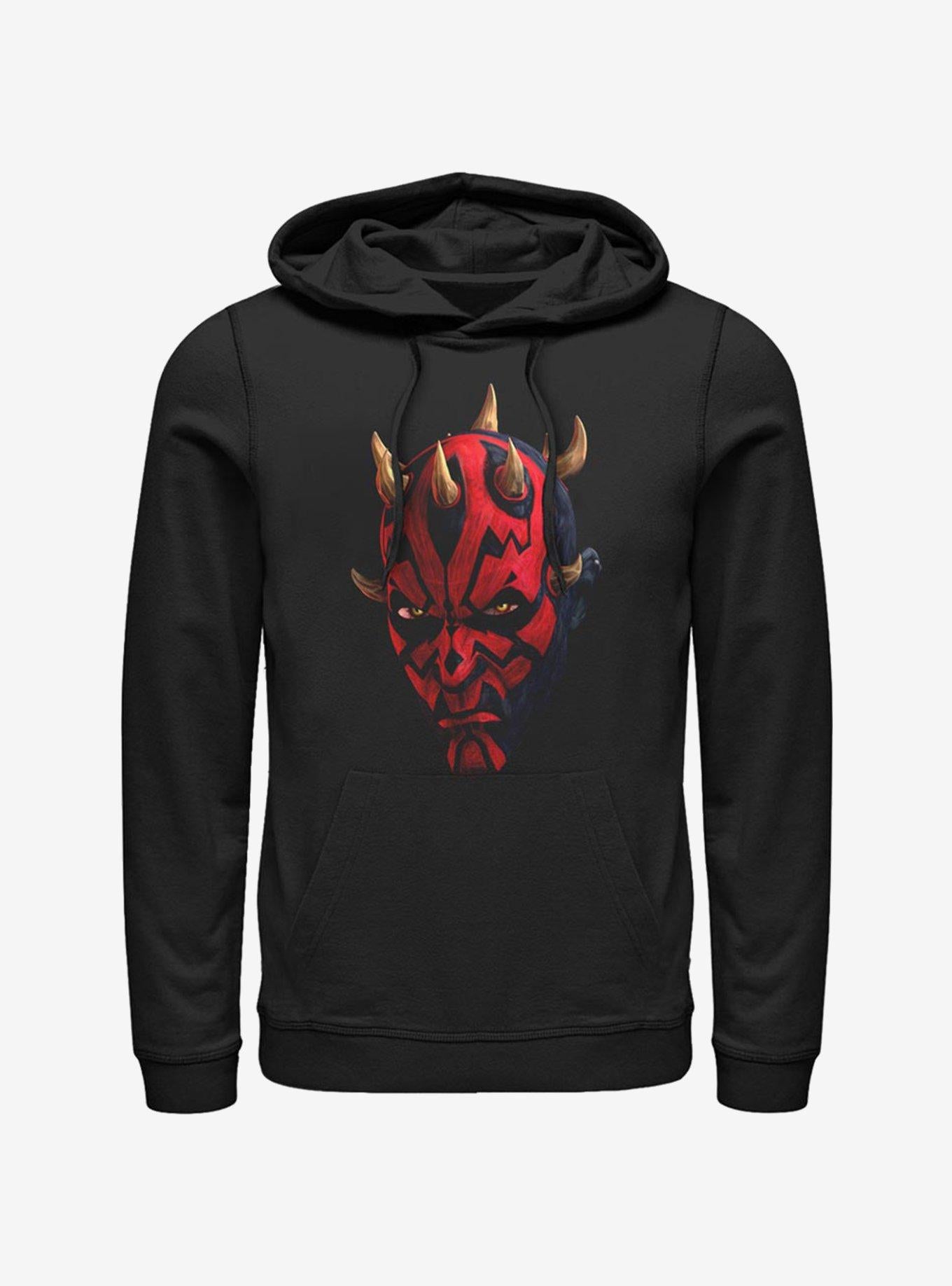 Star Wars The Clone Wars Maul Face Hoodie