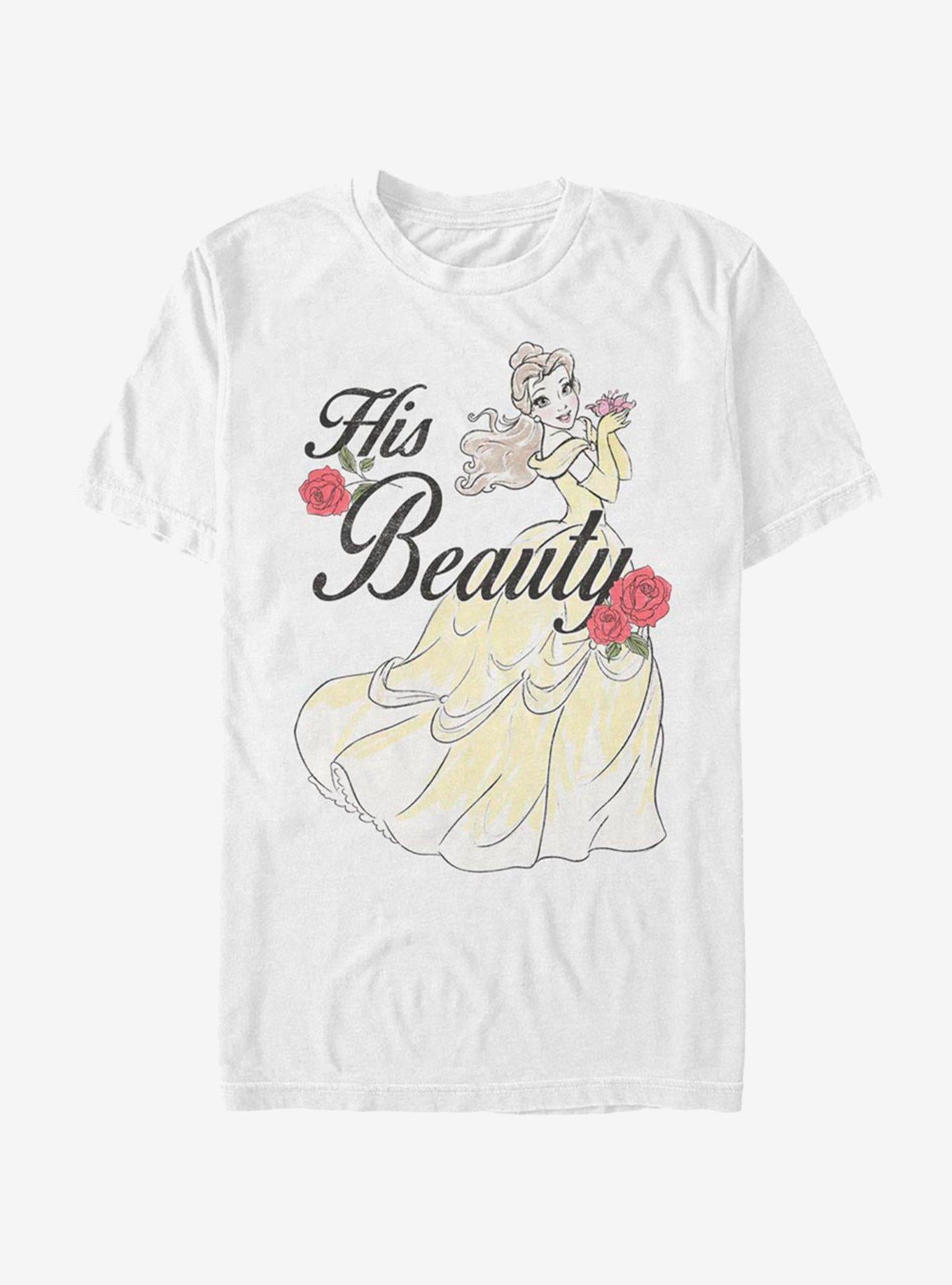 Disney Beauty And The Beast His Beauty Belle T-Shirt T-Shirt – Unique Character Design | Great Gift for Fans