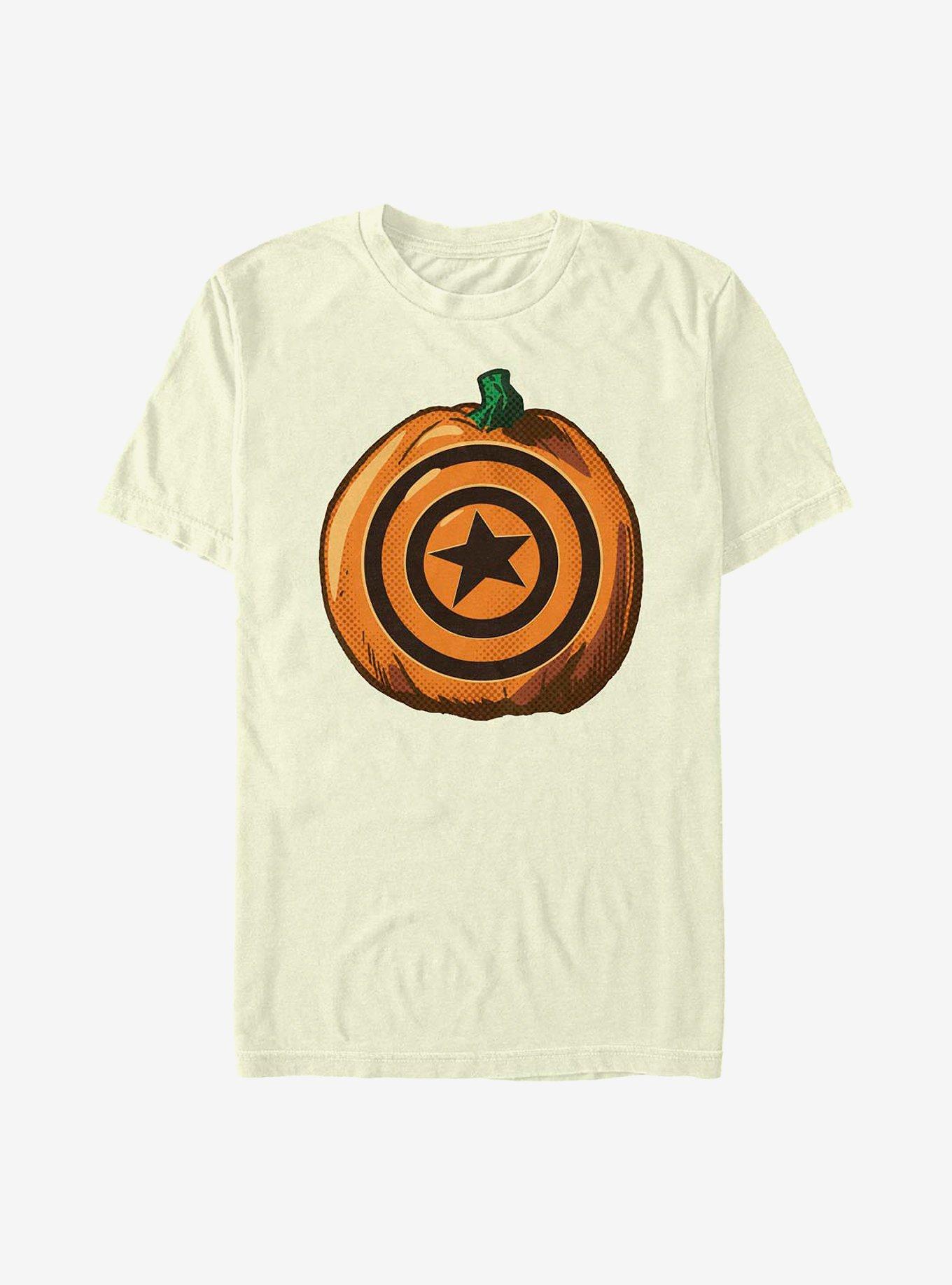 Marvel Captain America Captain Pumpkin T-Shirt