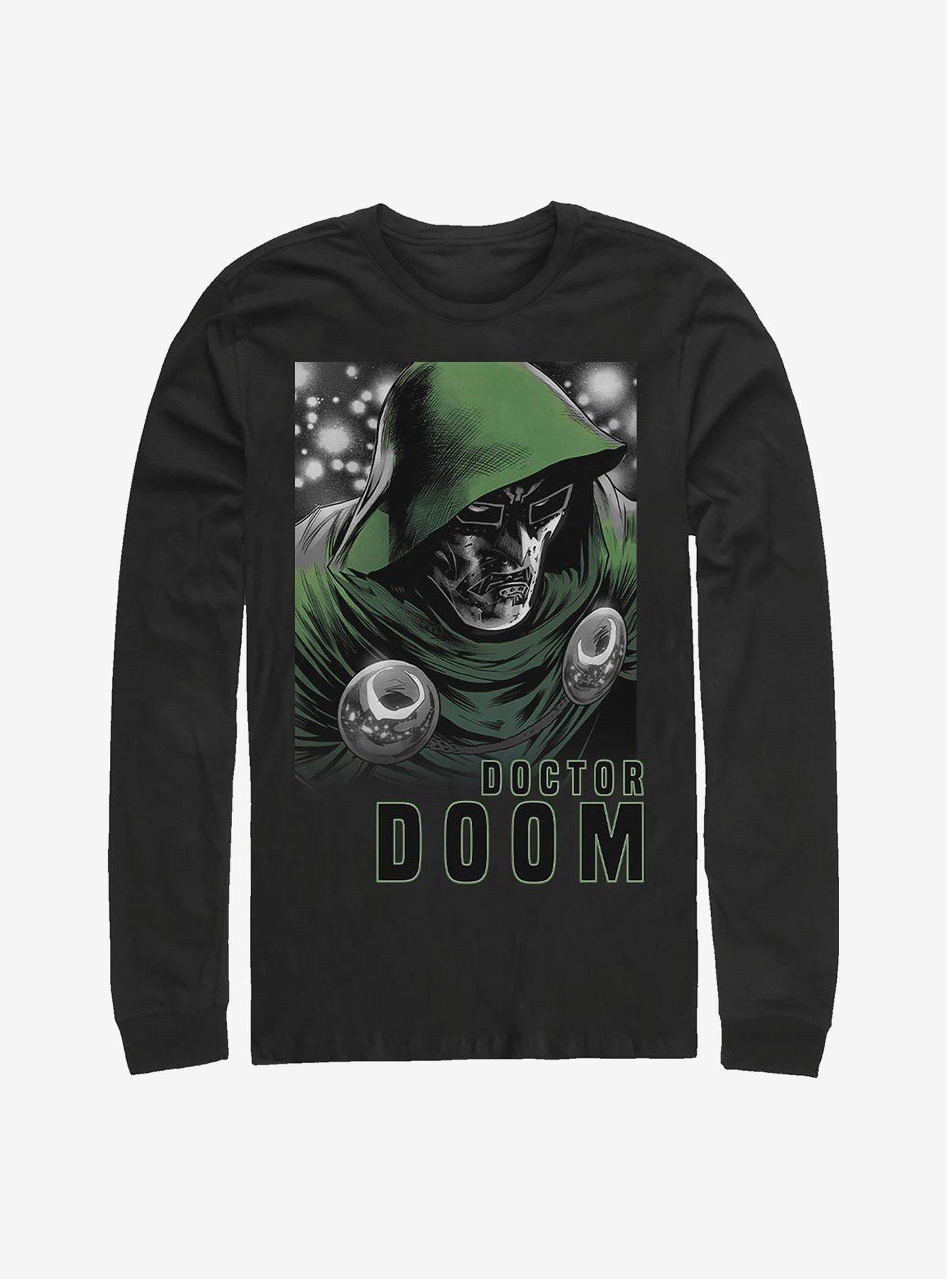 Marvel Fantastic Four Doom Gloom Long-Sleeve T-Shirt T-Shirt – Unique Character Design | High Demand Item