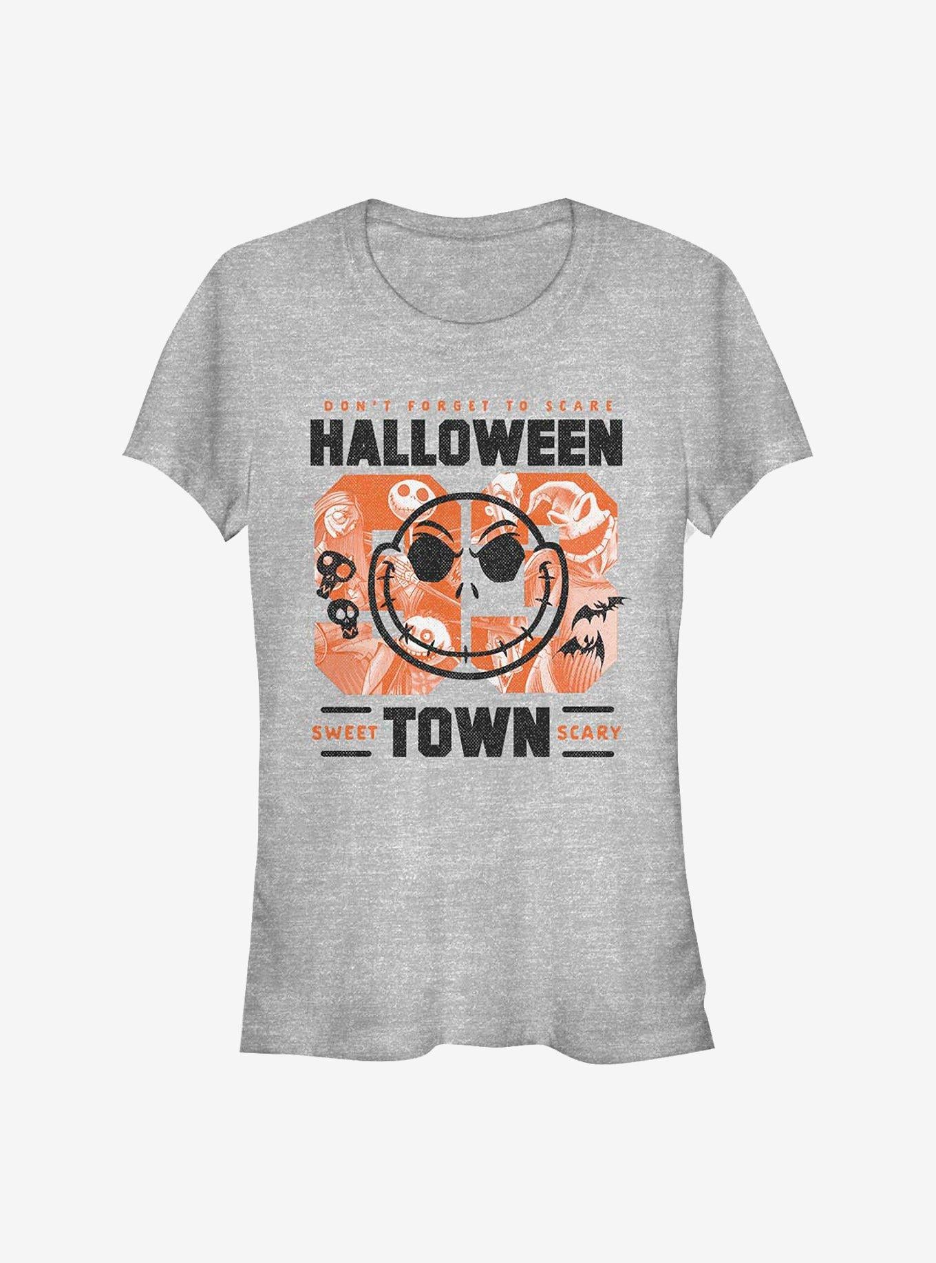 The Nightmare Before Christmas Halloweentown Collage Girls TShirt T-Shirt | Seasonal Must-Have | Great For Christmas Season