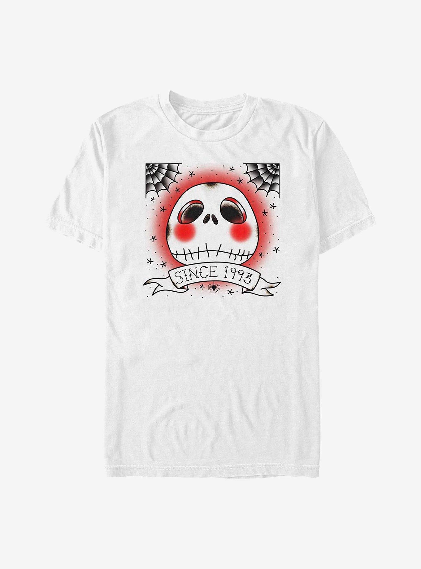 Disney The Nightmare Before Christmas Tattoo Town TShirt T-Shirt | Vintage Christmas Look | Limited Christmas Style