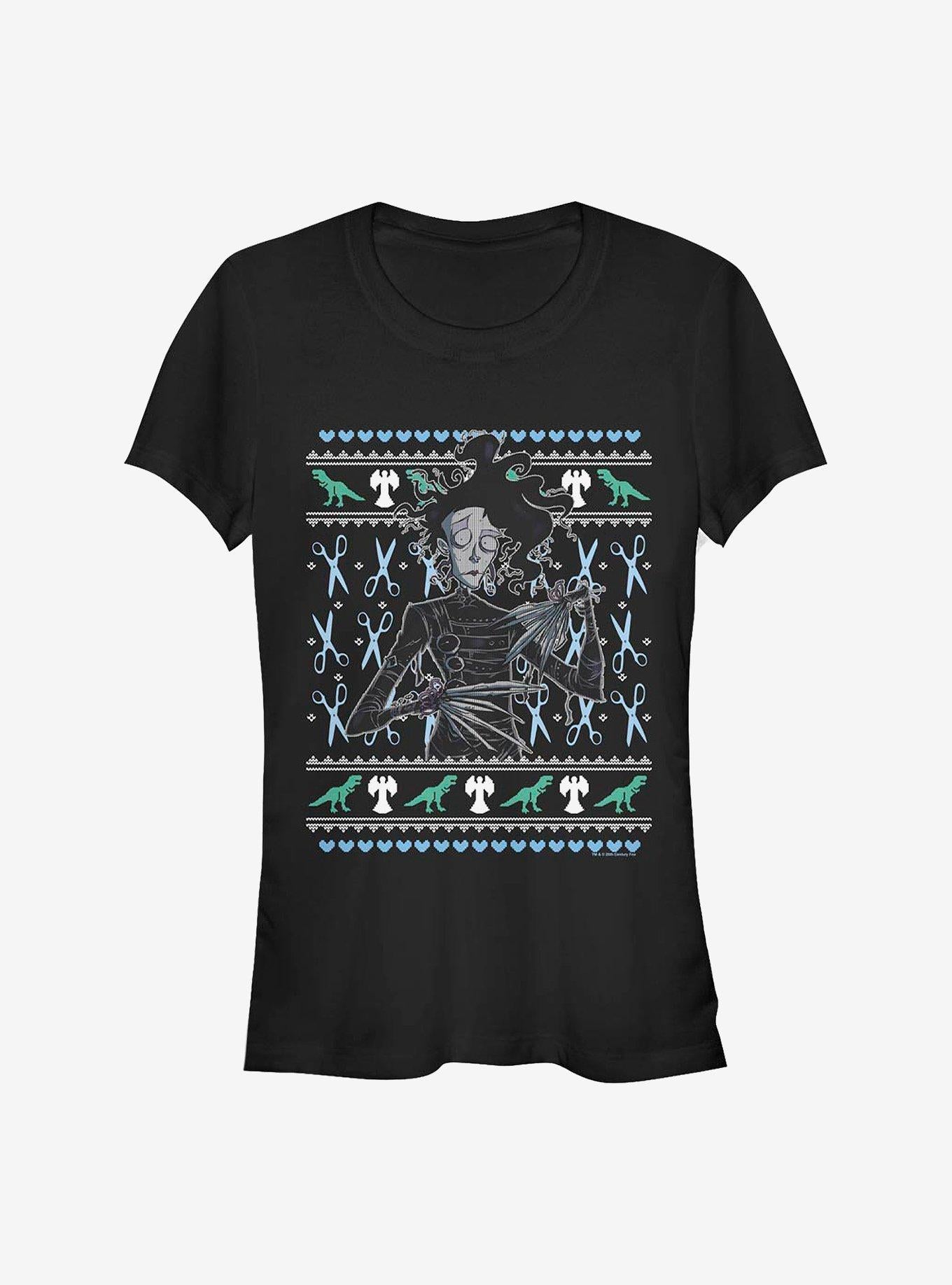 Edward Scissorhands Ugly Christmas Scissorhands Girls TShirt T-Shirt | Top Trending Graphic | Perfect For Daily Wear