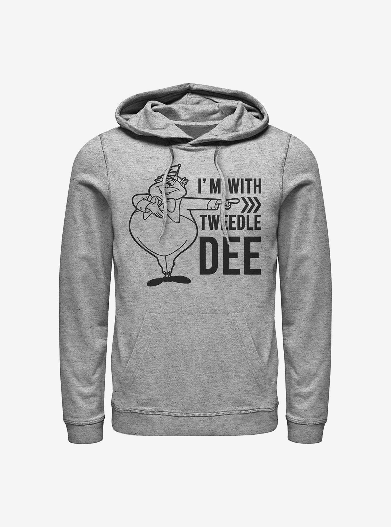 Disney Alice In Wonderland I'm With Tweedle Dee Hoodie