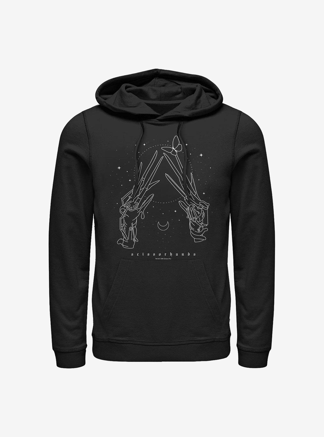 Edward Scissorhands Celestial Scissors Hoodie Hot Topic Exclusive