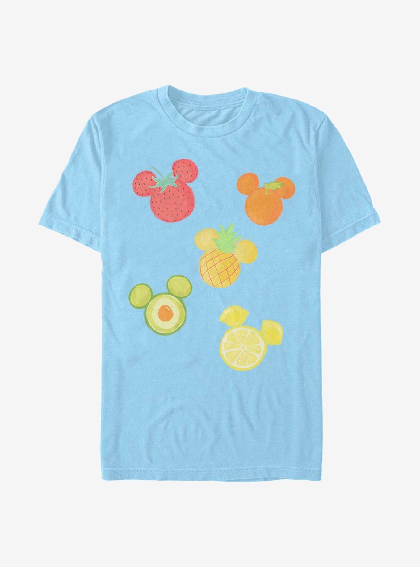 Disney Mickey Mouse Assorted Fruit TShirt T-Shirt | Holiday Edition | Great For Christmas Season