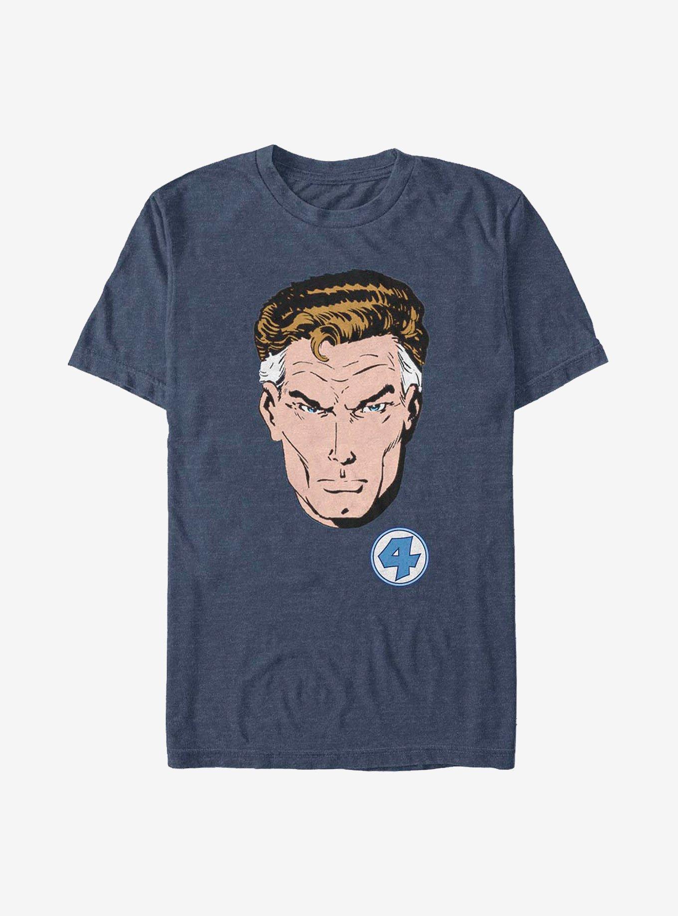 Marvel Fantastic Four Mr Fantastic Face T-Shirt T-Shirt – High Detail Graphic | Must-Have Style