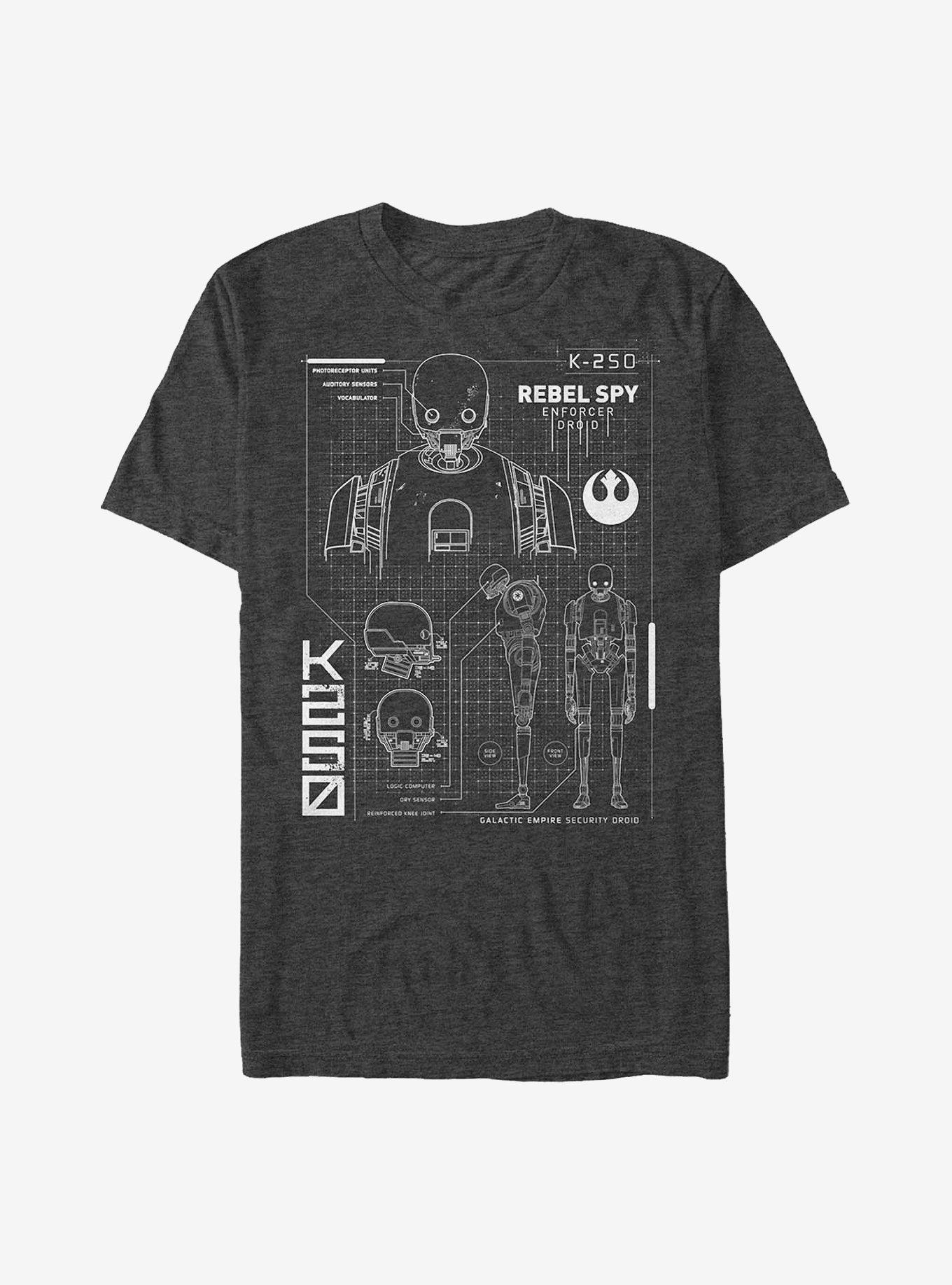 Star Wars Rogue One A Star Wars Story K-2SO T-Shirt T-Shirt – Official Fan Merchandise | Perfect for Daily Wear