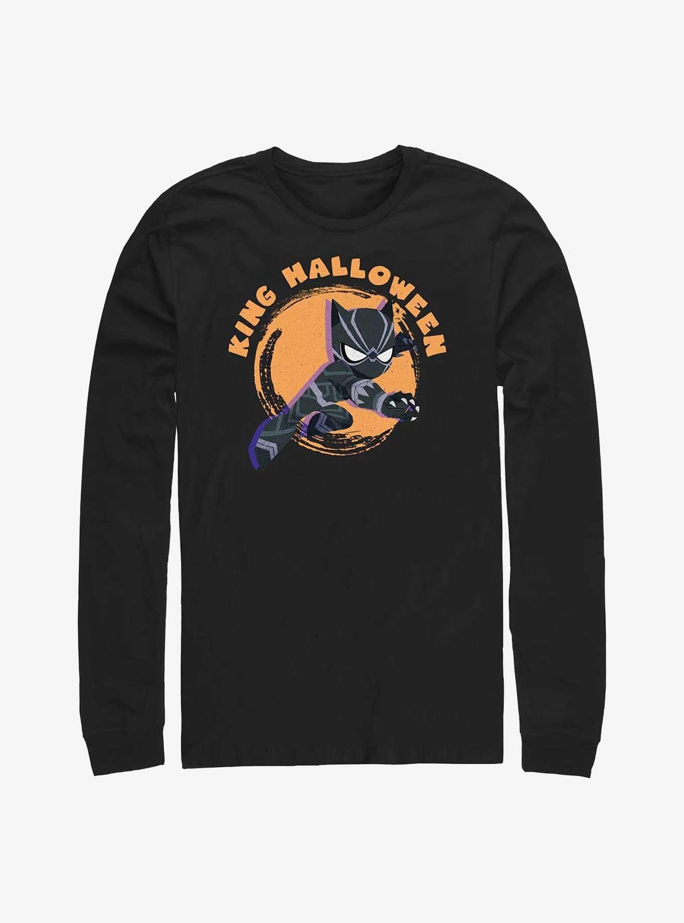 Marvel Black Panther King Halloween Long-Sleeve T-Shirt