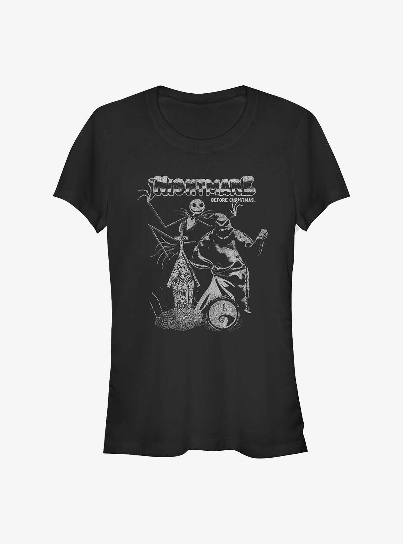 Disney The Nightmare Before Christmas Vintage Poster Girls TShirt Poster | Best-Selling Design | Perfect For Daily Wear