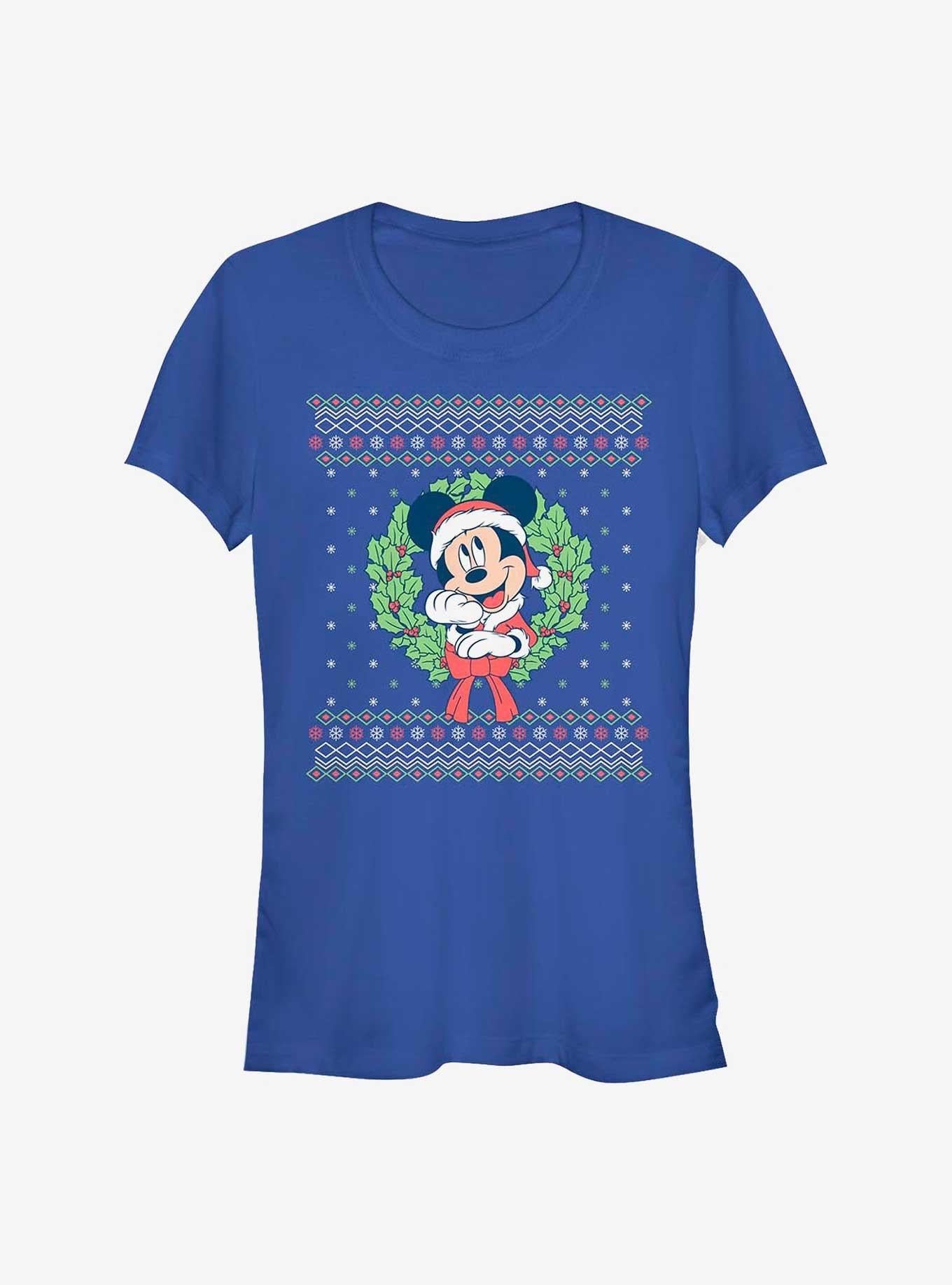 Disney Mickey Mouse Mickey Christmas Girls TShirt T-Shirt | High-Quality Print | Great For Christmas Season