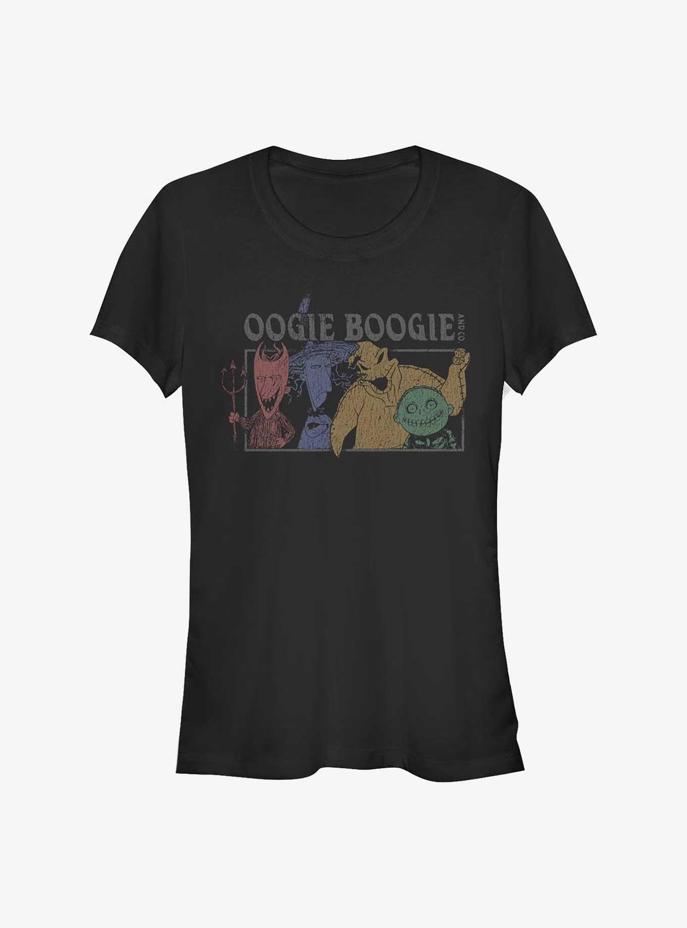 The Nightmare Before Christmas Oogie Boogie Lets Boogie Girls TShirt T-Shirt | Top Trending Graphic | Perfect Holiday Gift