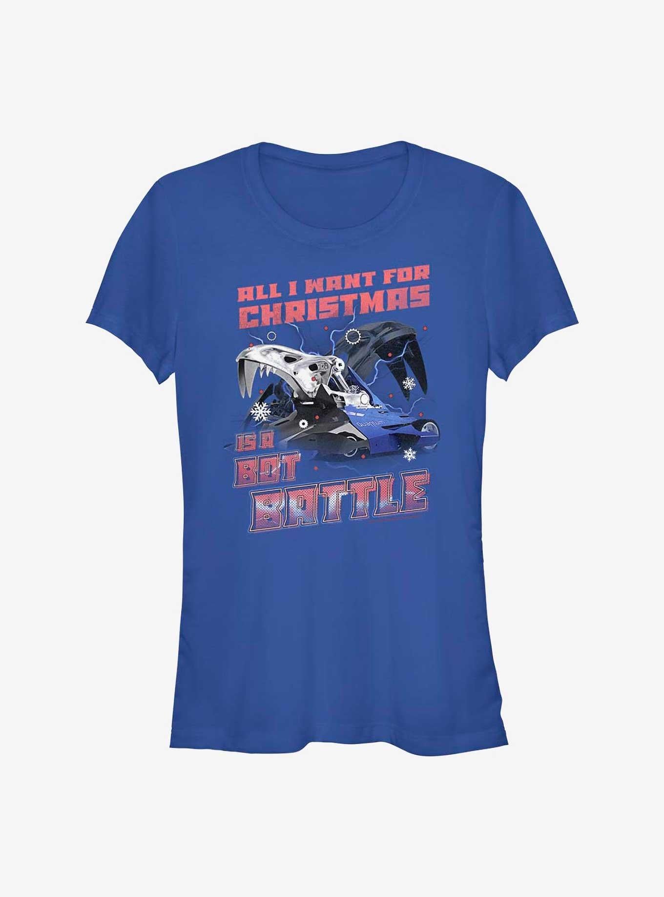 BattleBots All I Want For Christmas Bots Girls TShirt T-Shirt | High-Quality Print | Perfect For Daily Wear