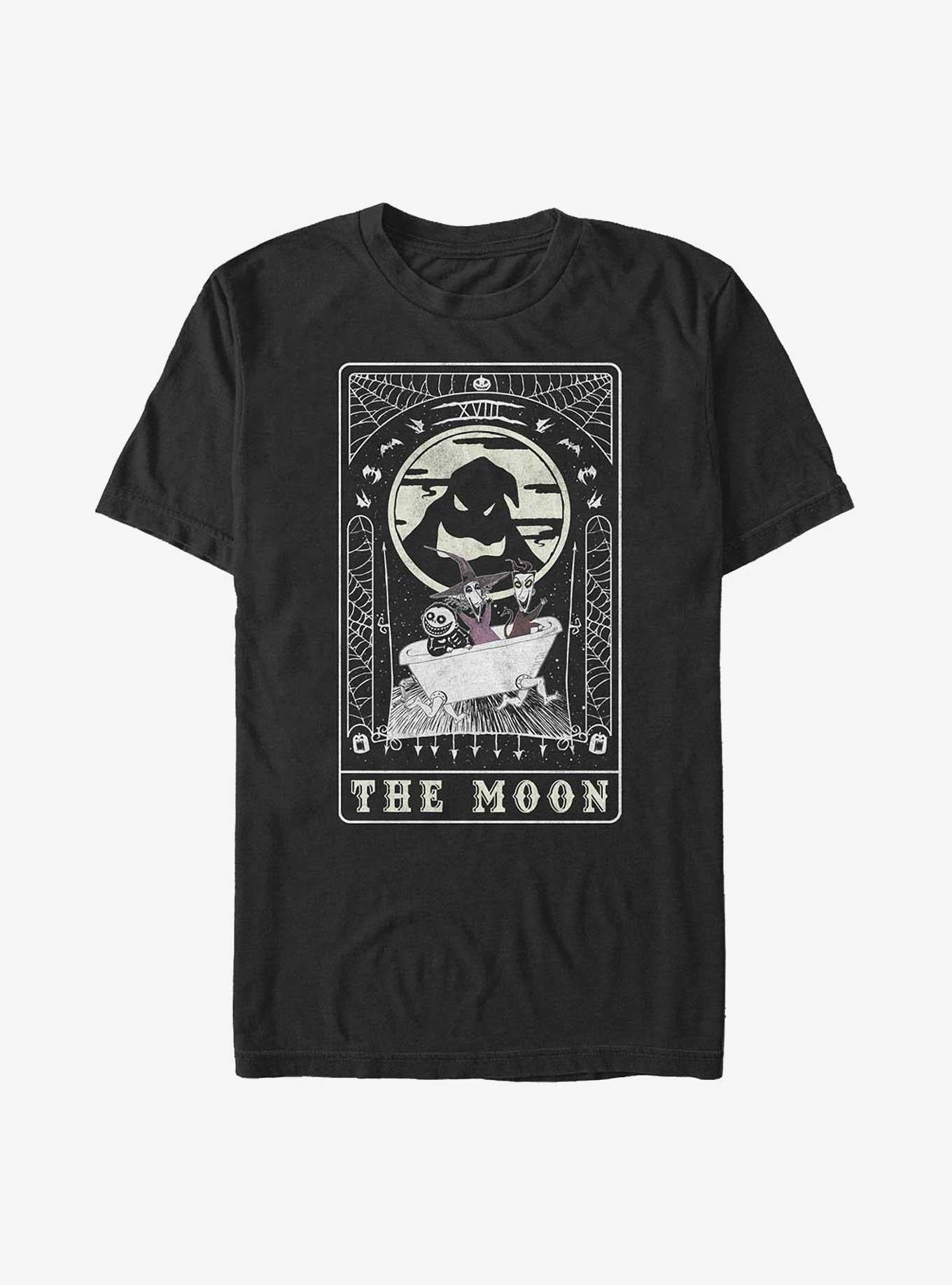 The Nightmare Before Christmas Oogie Boogie The Moon Tarot Card Extra Soft TShirt T-Shirt | Cute Festive Style | Trending Festive Apparel