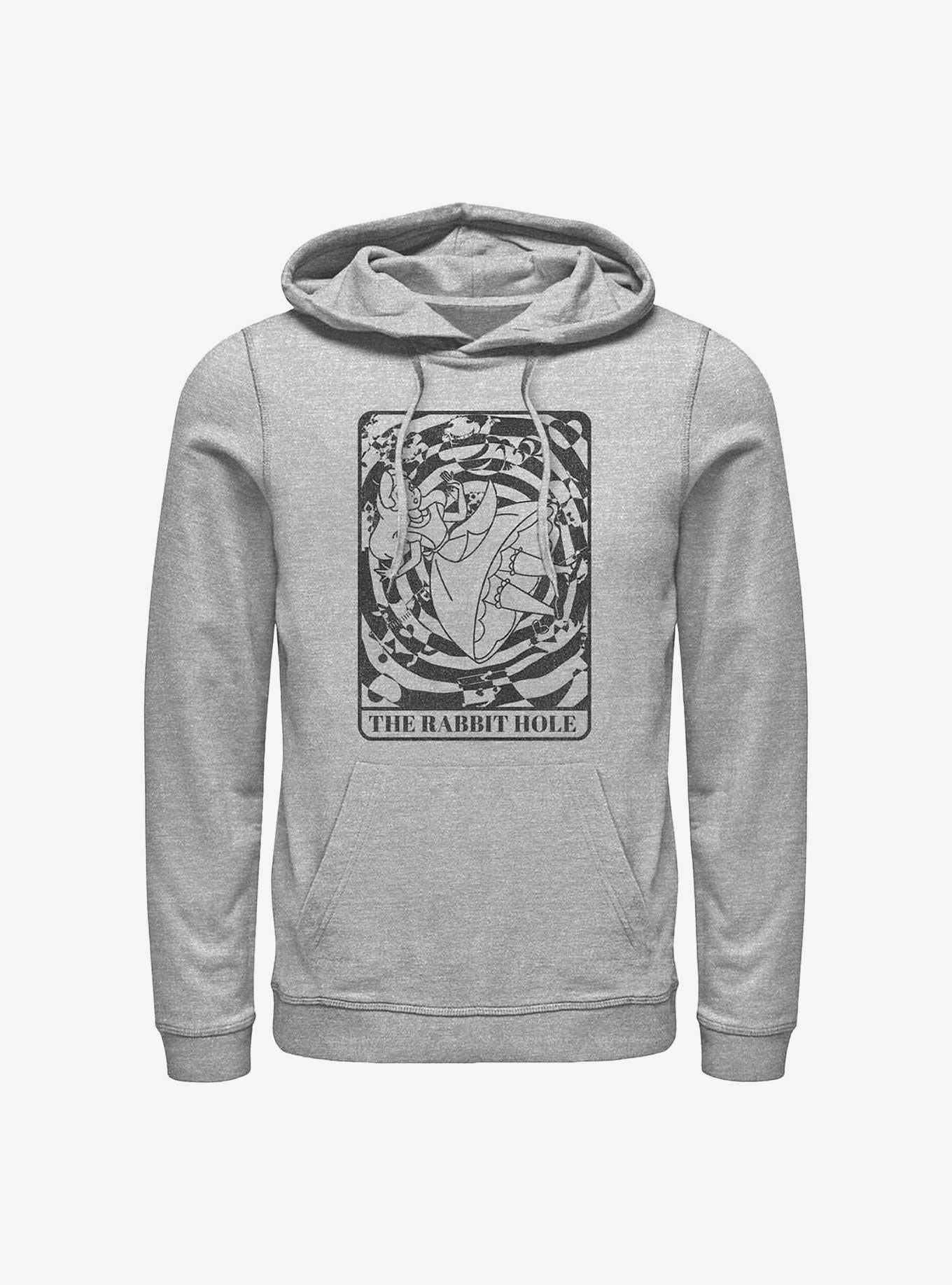Disney Alice in Wonderland The Rabbit Hole Card Hoodie