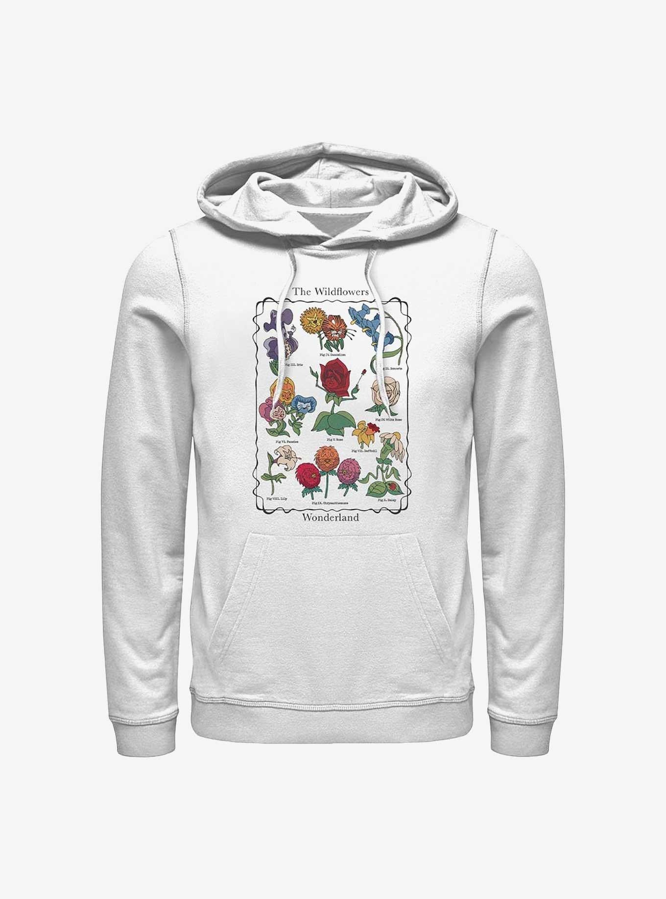 Disney Alice in Wonderland Wildflowers Chart Hoodie