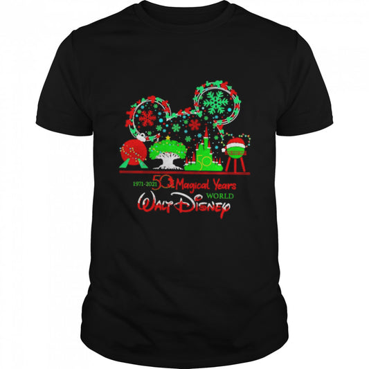 1971 2021 50 magical years world Walt Disney Christmas shirt