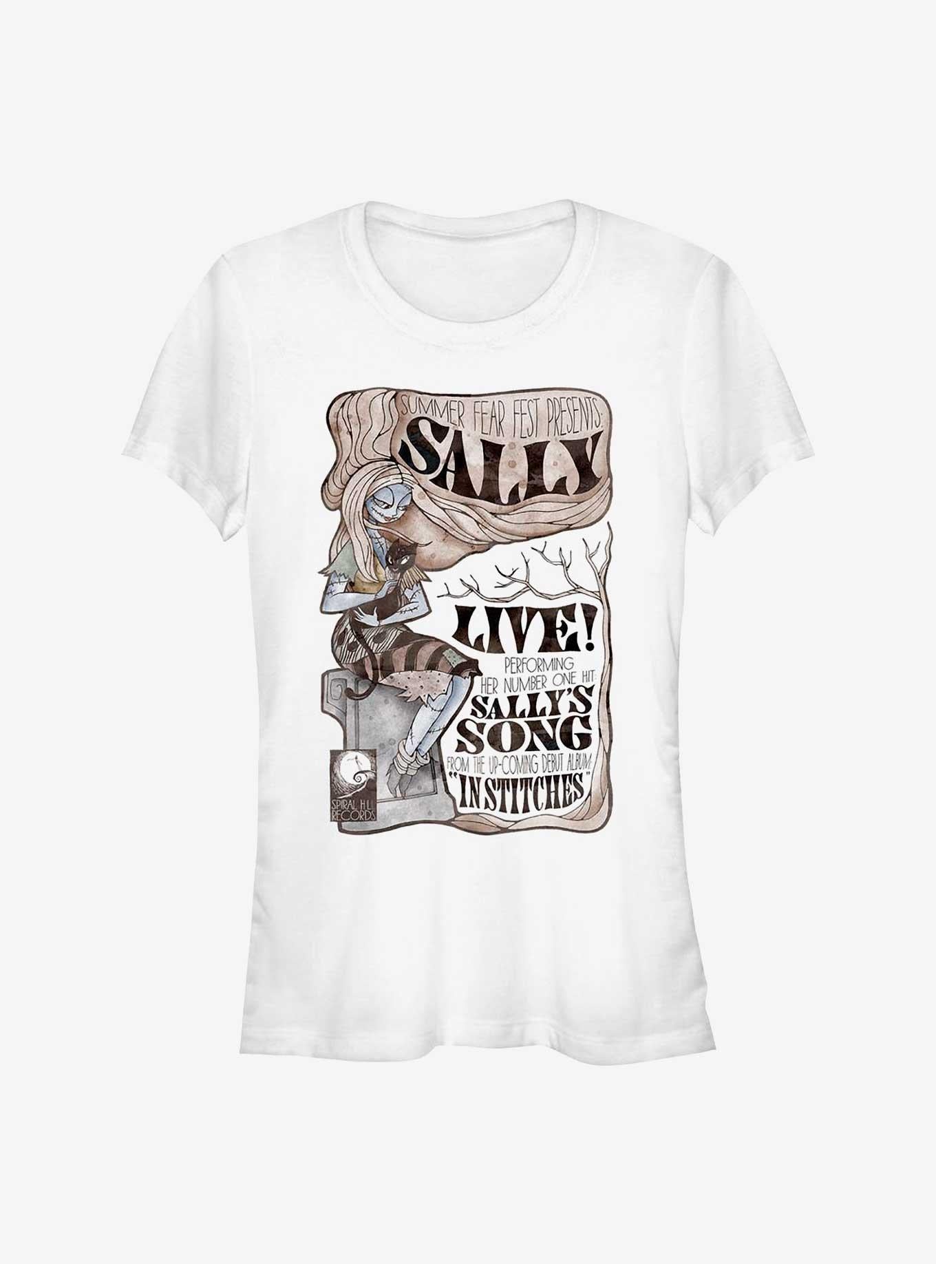 Disney The Nightmare Before Christmas Summer Fear Fest Sally Girls TShirt T-Shirt | Cute Festive Style | Perfect For Daily Wear