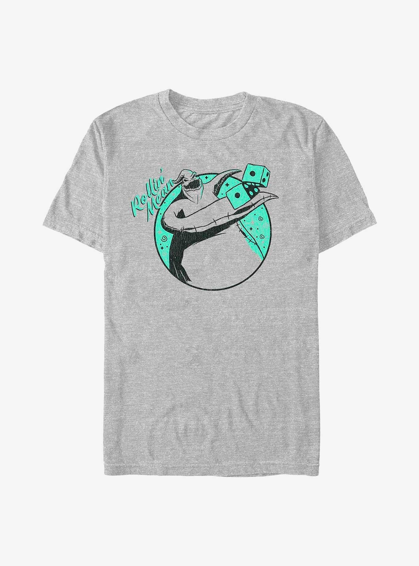 Disney The Nightmare Before Christmas Boogie Rollin Mean TShirt T-Shirt | Fan Favorite Artwork | Perfect For Daily Wear