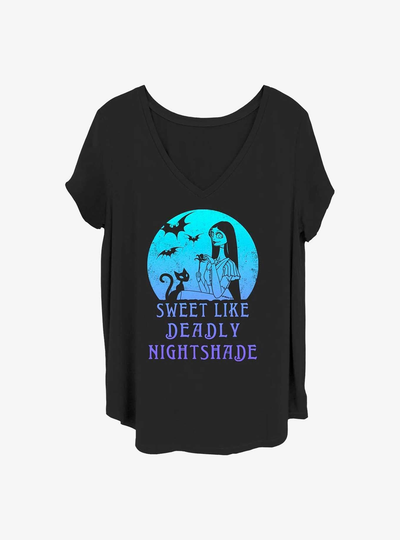 Disney The Nightmare Before Christmas Sally Sweet Like Nightshade Girls TShirt Plus Size T-Shirt | Seasonal Must-Have | Limited Christmas Style