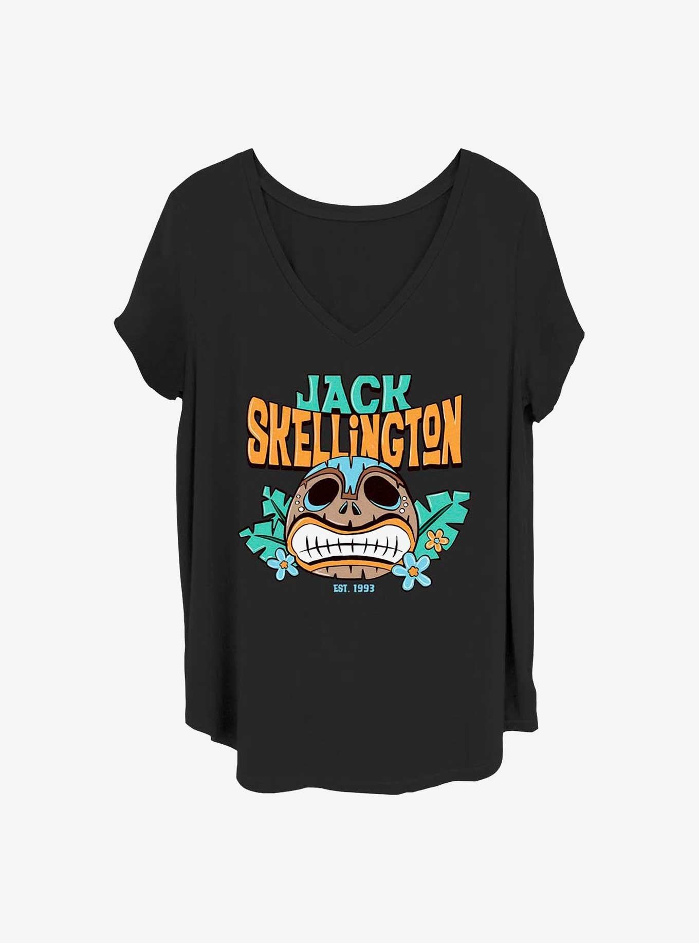 Disney The Nightmare Before Christmas Tiki Jack Girls TShirt Plus Size T-Shirt | Cute Festive Style | Perfect Holiday Gift