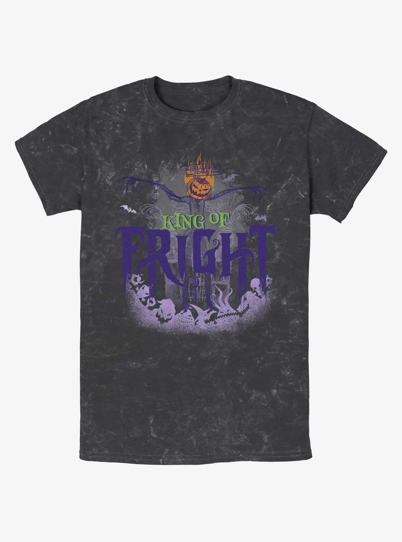 Disney The Nightmare Before Christmas King of Fright Mineral Wash TShirt T-Shirt | Seasonal Must-Have | Perfect For Daily Wear