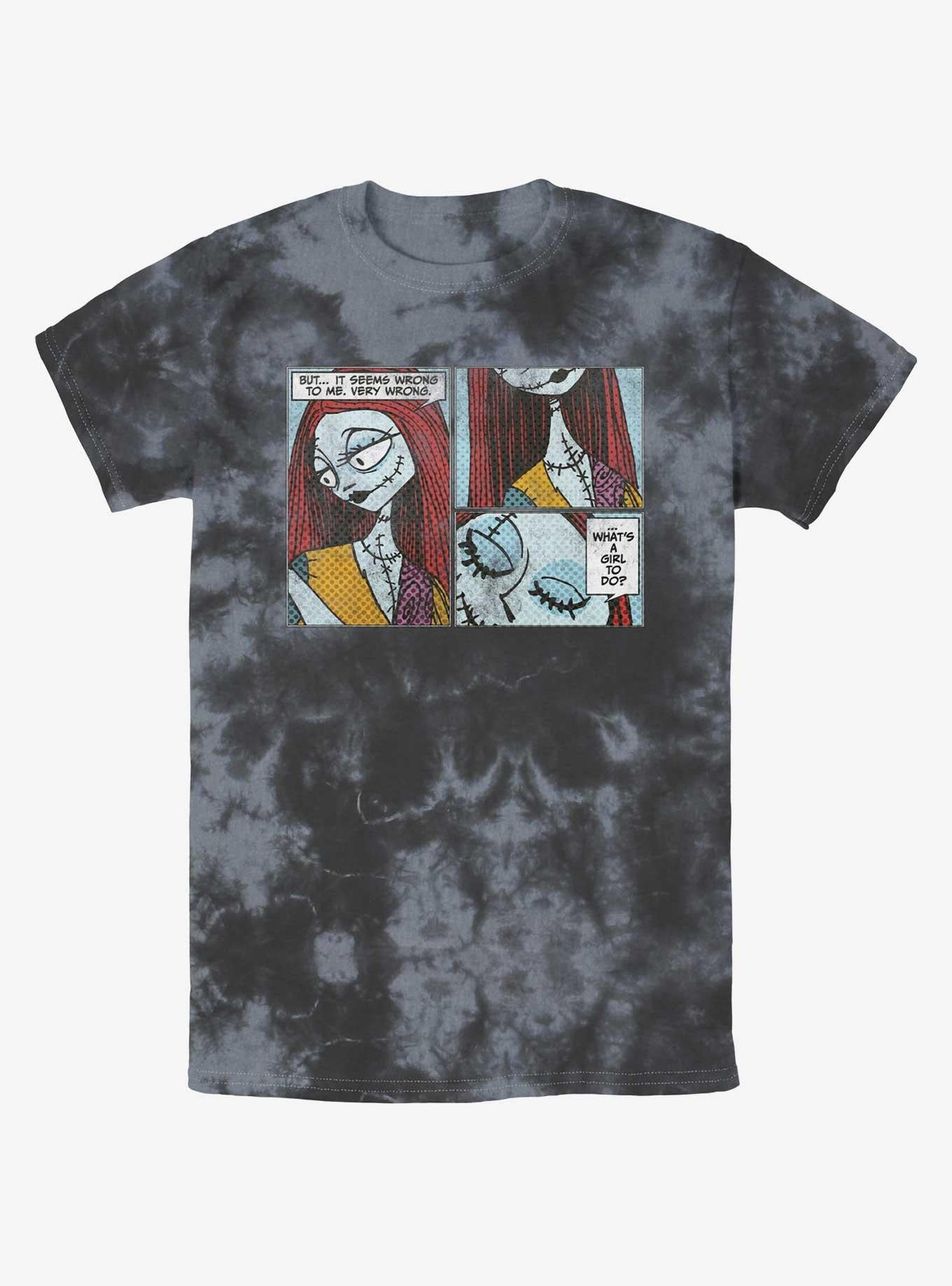 Disney The Nightmare Before Christmas Sally Comic TieDye TShirt T-Shirt | Seasonal Must-Have | Perfect For Daily Wear