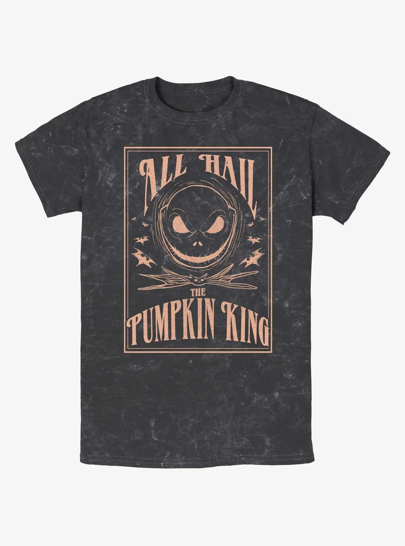 The Nightmare Before Christmas Hail The Pumpkin King Mineral Wash T-Shirt