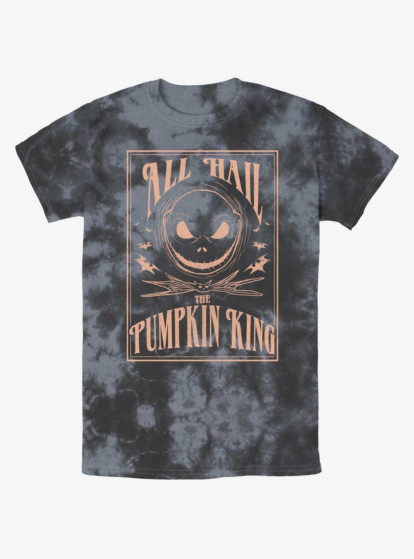 The Nightmare Before Christmas Hail The Pumpkin King TieDye TShirt T-Shirt | High-Quality Print | Perfect Holiday Gift