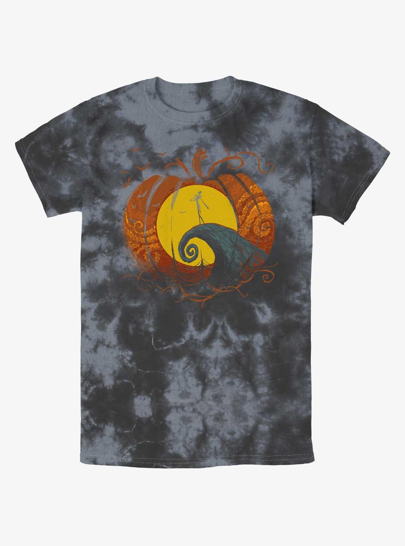 Disney The Nightmare Before Christmas Pumpkin King Lament TieDye TShirt T-Shirt | Cute Festive Style | Limited Christmas Style