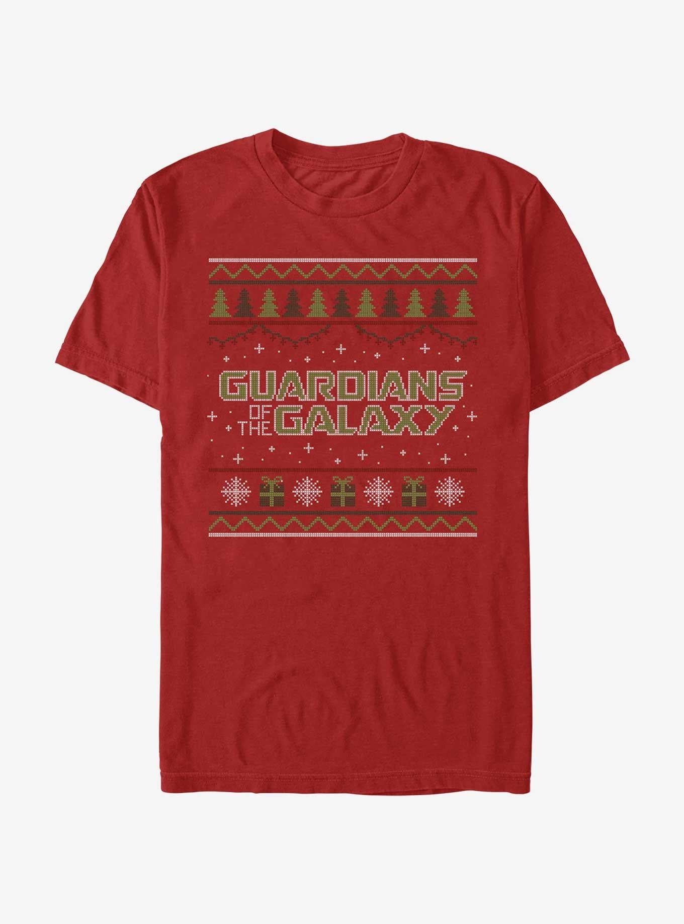 Marvel Guardians of the Galaxy Christmas Galaxy TShirt T-Shirt | Seasonal Must-Have | Perfect Holiday Gift