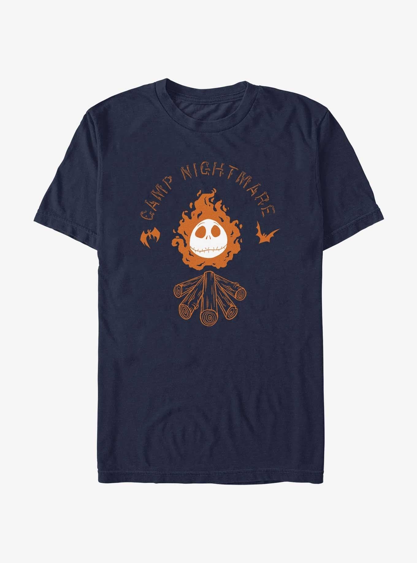 Disney The Nightmare Before Christmas Camp Nightmare Jack TShirt T-Shirt | Cute Festive Style | Trending Festive Apparel