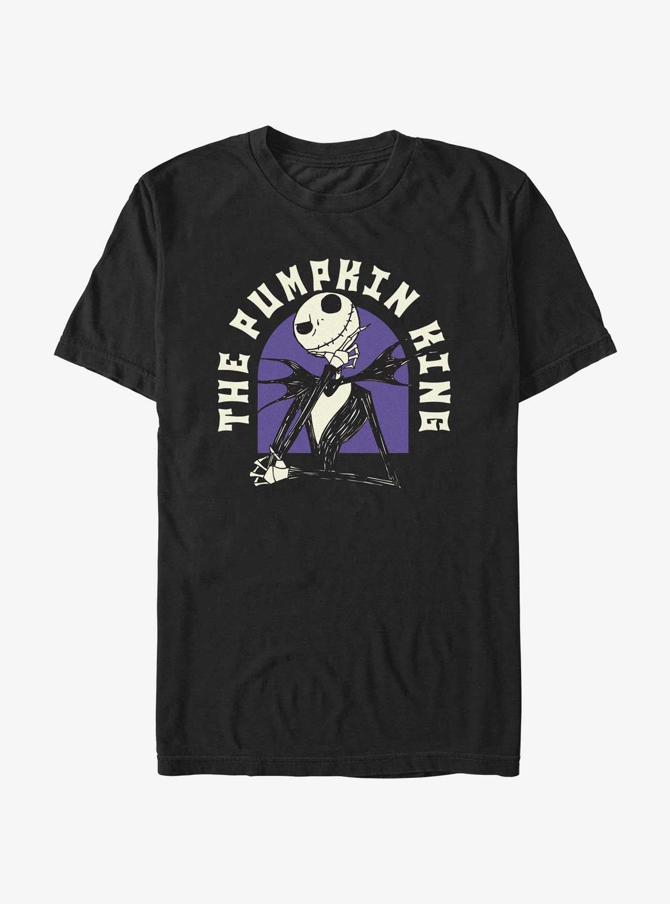 Disney The Nightmare Before Christmas Nightmare Style Pumpkin King TShirt T-Shirt | High-Quality Print | Limited Christmas Style