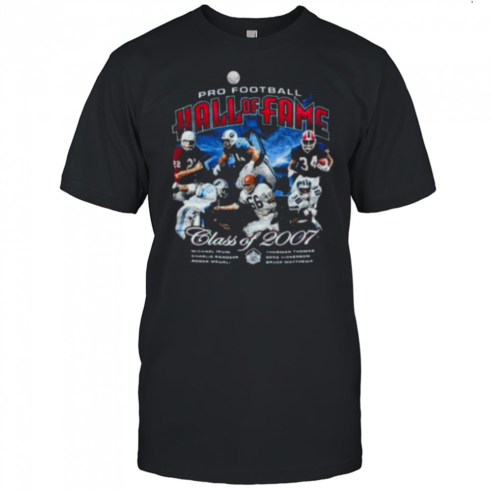 2007 Pro Football Hall of Fame Navy Blue Vintage Reebok NFL Shirt