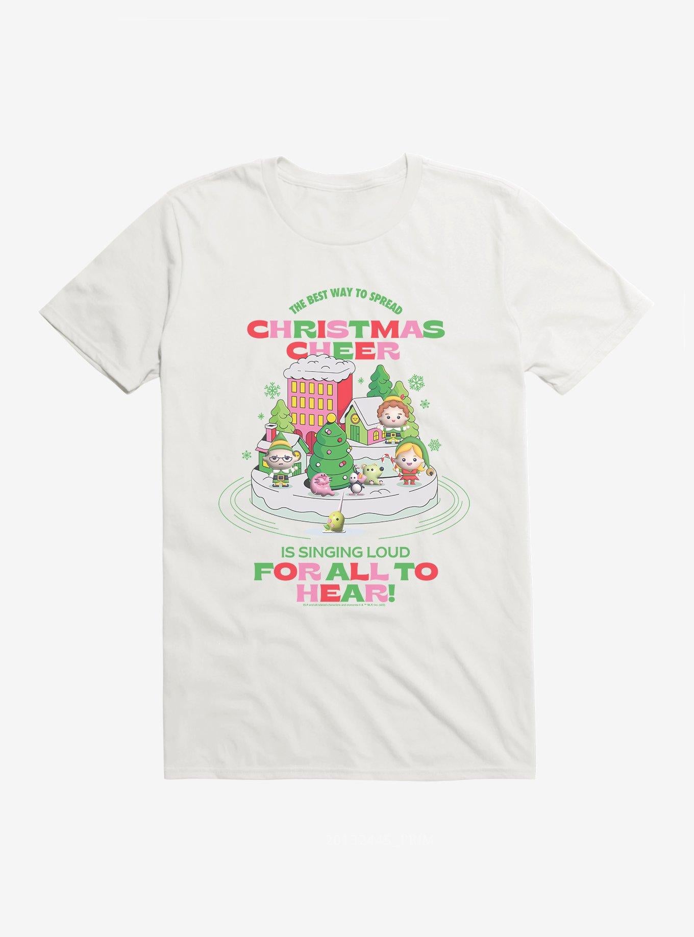 Elf Christmas Cheer TShirt T-Shirt | Fan Favorite Artwork | Great For Christmas Season