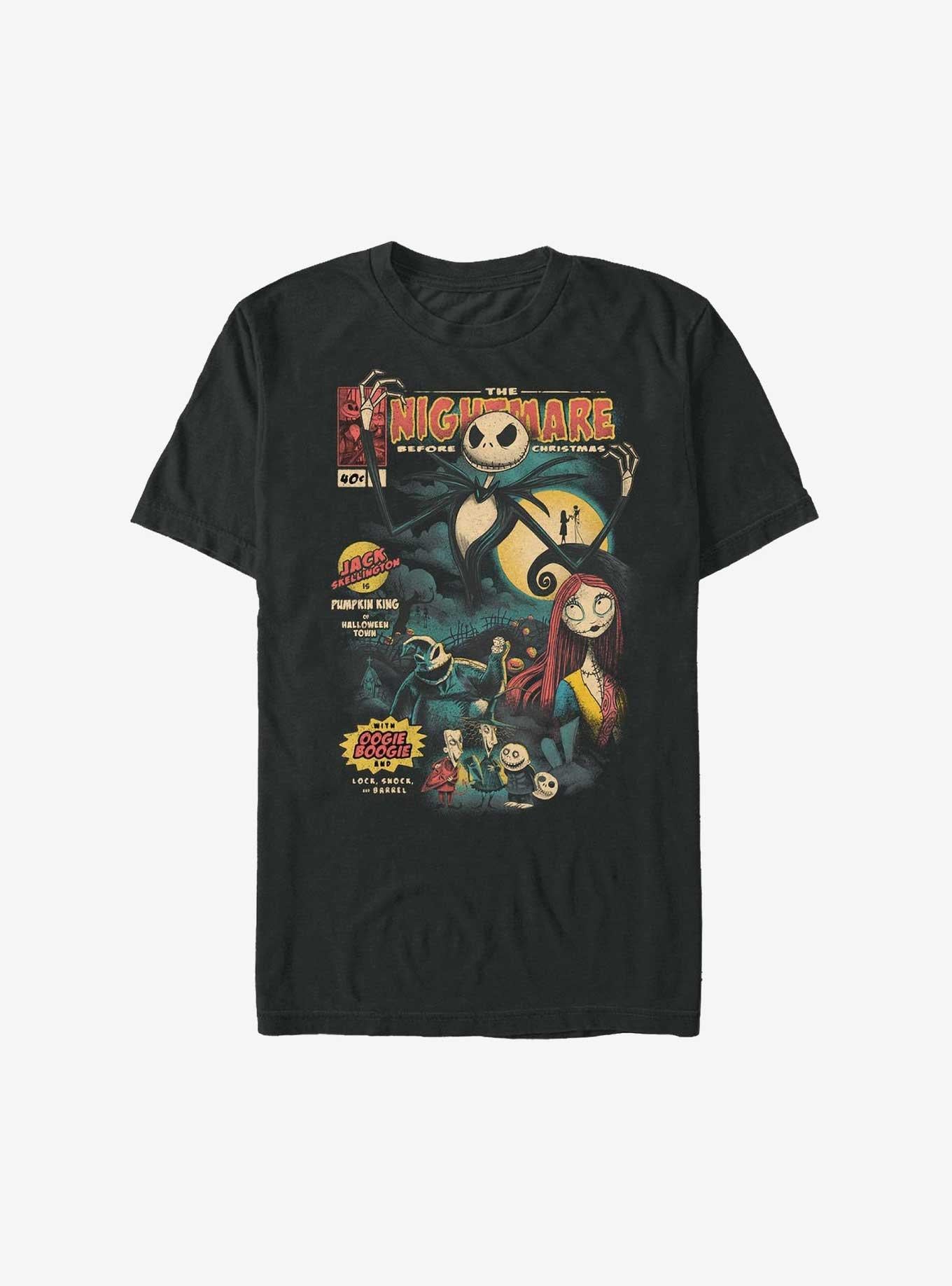 The Nightmare Before Christmas Comic Cover T-Shirt