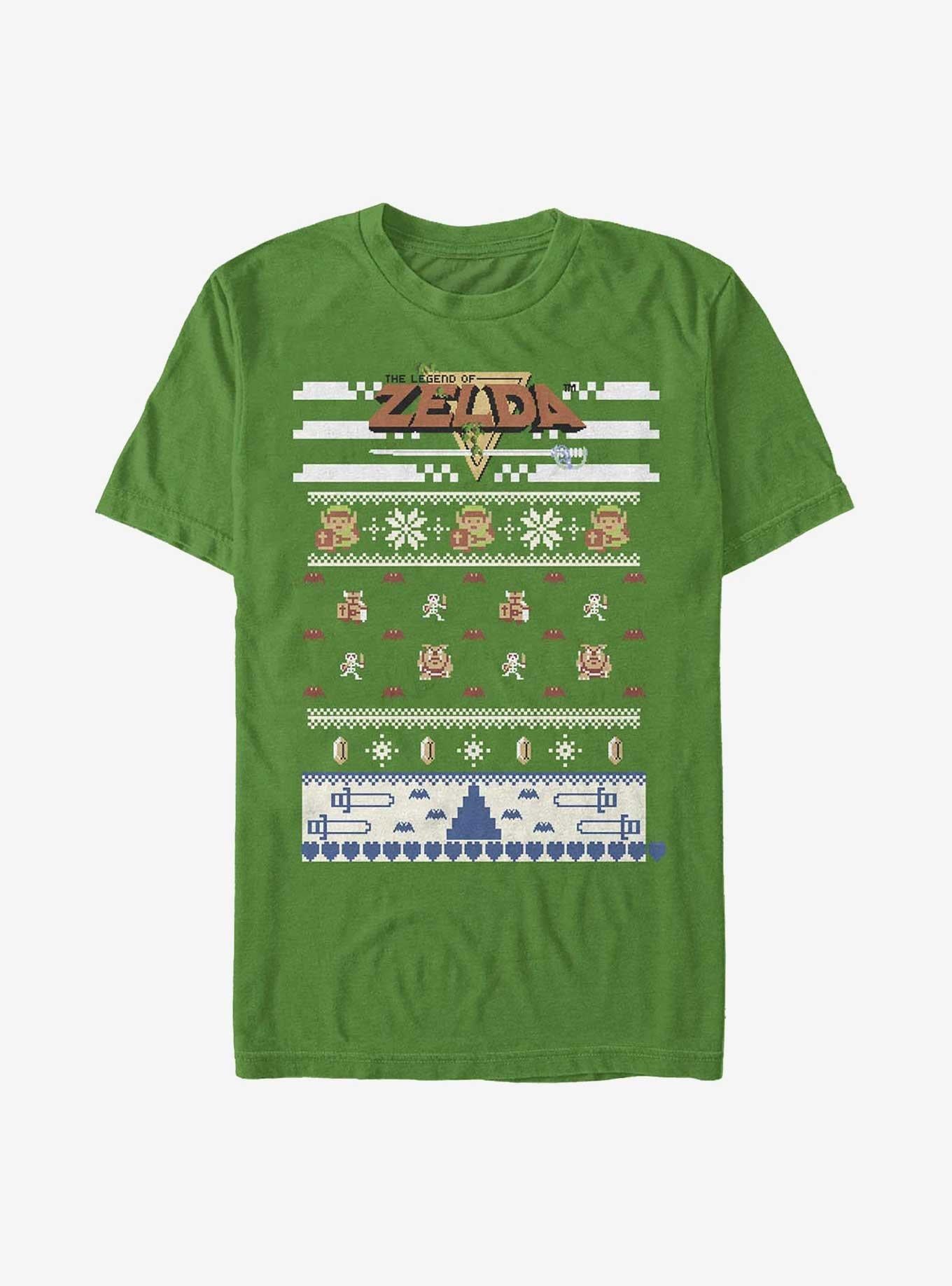 Nintendo Zelda Ugly Christmas T-shirt | Trendy Graphic Tee | Casual Unisex T-shirt