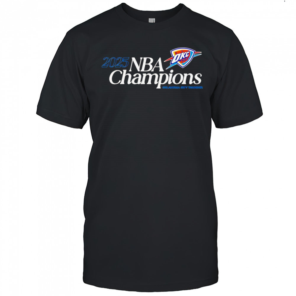 2025 NBA Champions Oklahoma City Thunder shirt