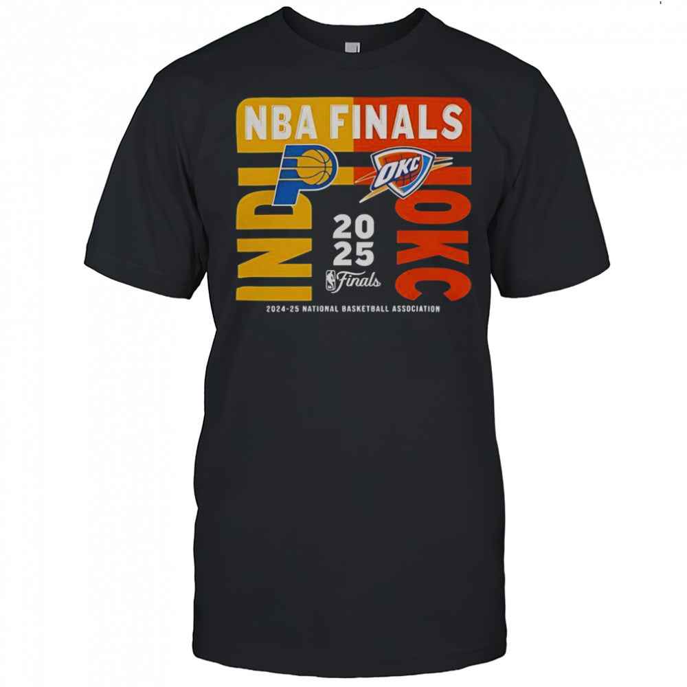 2025 NBA Finals Matchup Indiana Pacers Vs OKC Thunder T Shirt