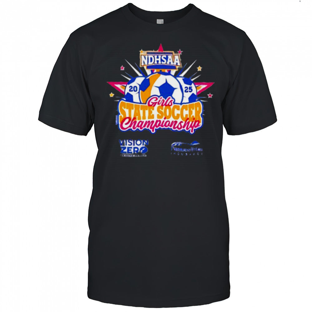 2025 NDHSAA Girls State Soccer Championship shirt